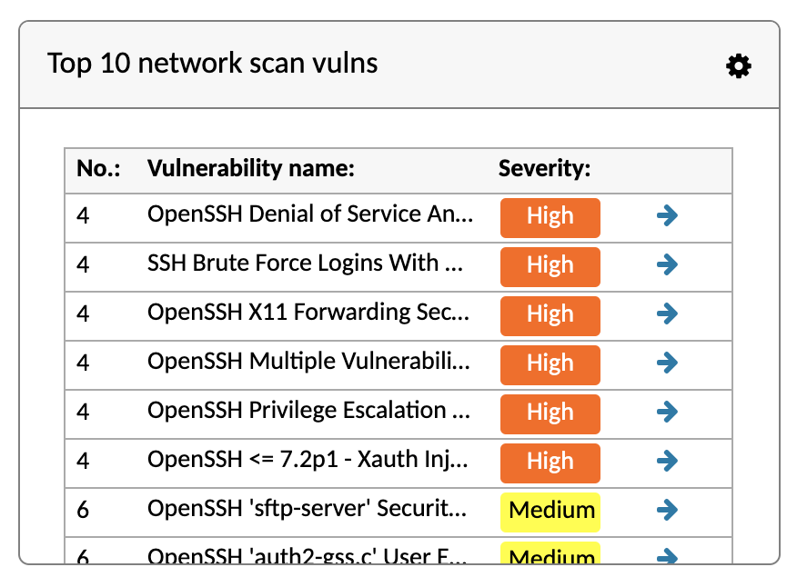 Holm Security - Top Vulnerabilities